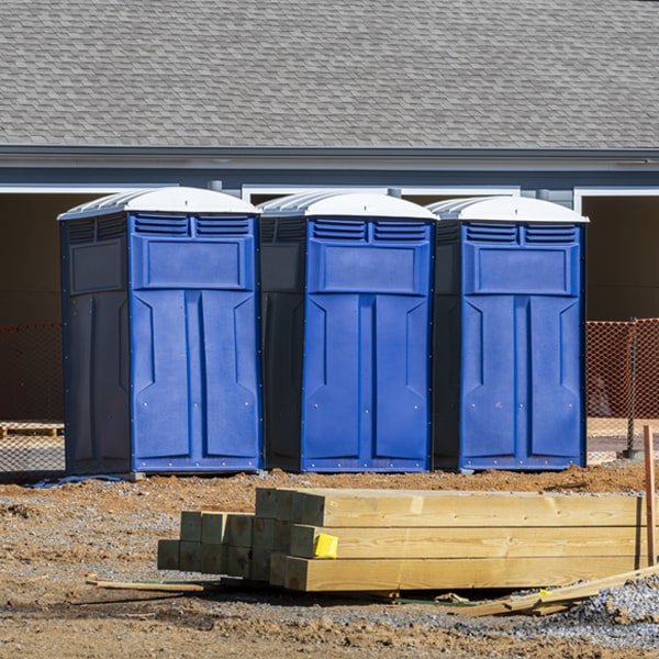 are there any restrictions on what items can be disposed of in the porta potties in Kingston MO